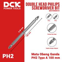 Gambar DCK Double Head Screwdriver Bit / Mata Obeng Ganda Type A/B 65/100 mm dari DCK Power Tools Indonesia Kota Administrasi Jakarta Barat 4 Tokopedia