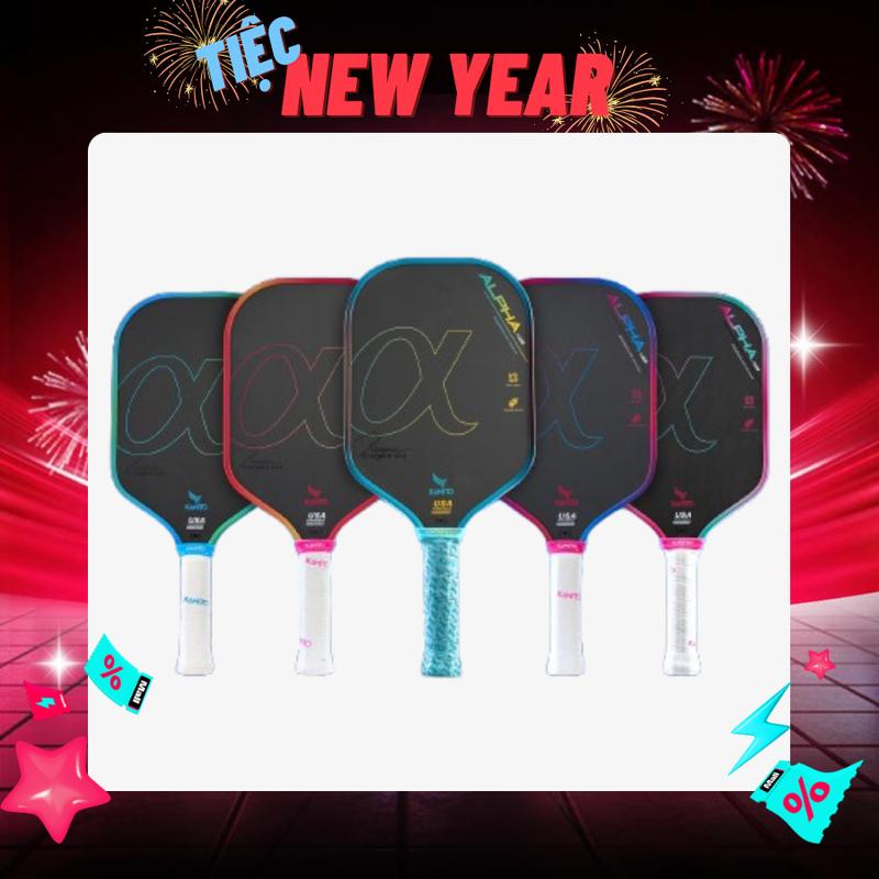 Vợt Pickleball Kamito Alpha vợt pickerball Kamito Alpha vợt Lý Hoàng Nam trợ lực - nhám - nhẹ - 16mm 14mm
