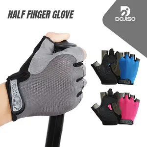 SARUNG TANGAN OLAHRAGA GYM SEPEDA HALF FINGER SETENGAH JARI TERBUKA