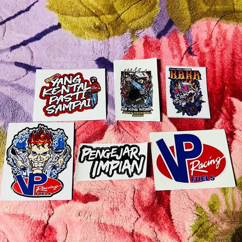 Sticker Vnk Racing Stiker Vp Racing& KbKr - TikTok Shop Malaysia