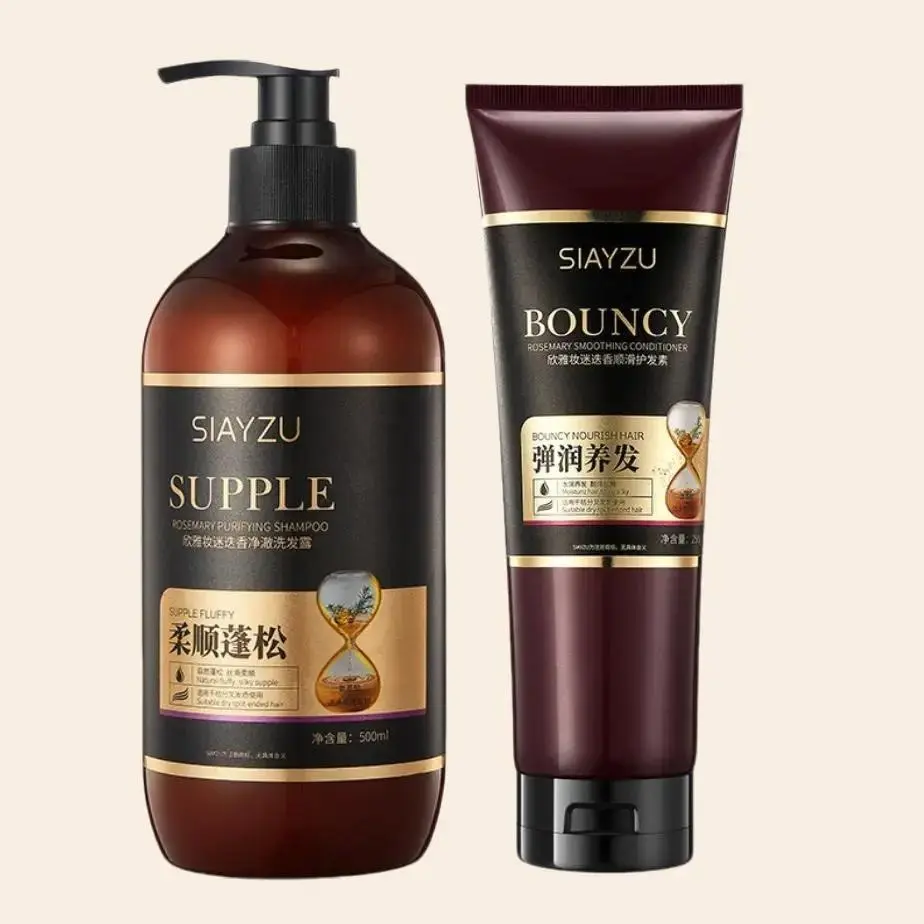 Rosemary Purifying Shampoo 500ml Soothing Conditioner 250g by SIAYZU