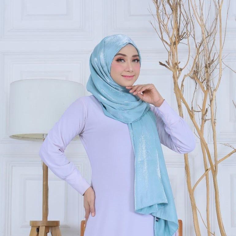 PASHMINA SHIMMER SILK PREMIUM | HIJAB SHIMMER SILK HIJABEST Kerudung Muslim 3