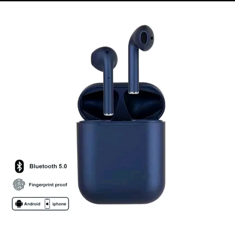 Earphone Bluetooth i7s tws Inpods Wireless i12 Macaroon dengan Super Bass - Handsfree iphone ori miniatursound jawatimur 7