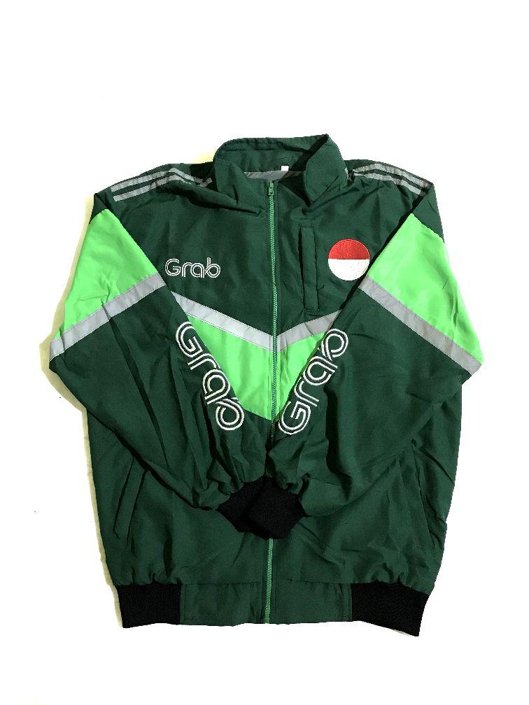 Product Introduction of Jaket  bomber Casual driver model terbaru Thailand poliester sporty minimalis krem/khaky Logo Bordir murah 6
