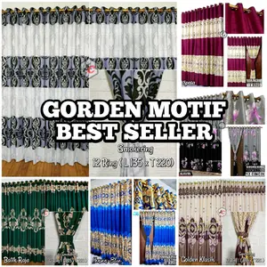 MOTIF BEST SELLER GORDEN PINTU DAN JENDELA MODEL SMOKRING MINIMALIS TINGGI 220