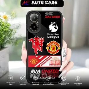 Casing RLME C67 Motif Ftbl Hardcase Softcase Anti-Jamur & Tahan Lama Silikon untuk Hape