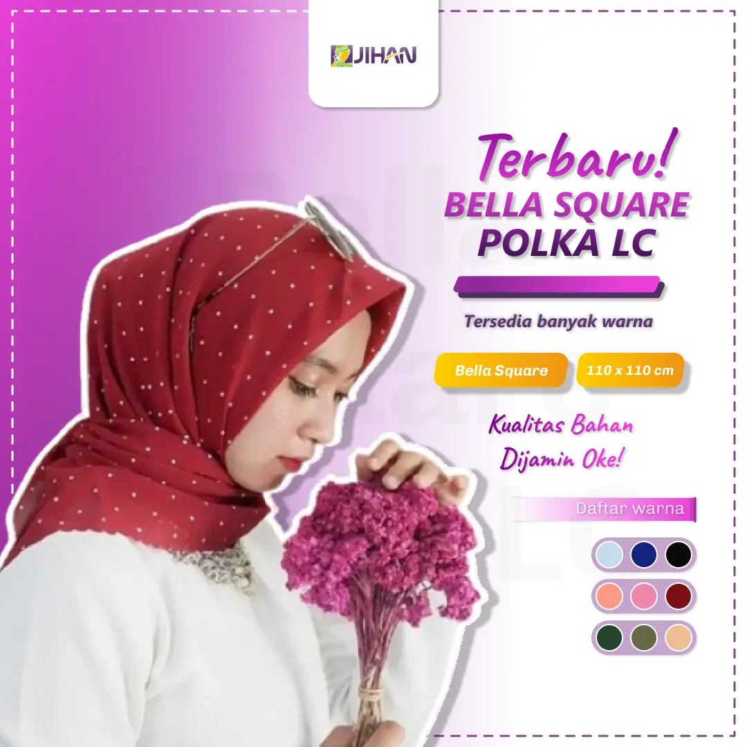 BELLA SQUARE POLKA LUSER CUT