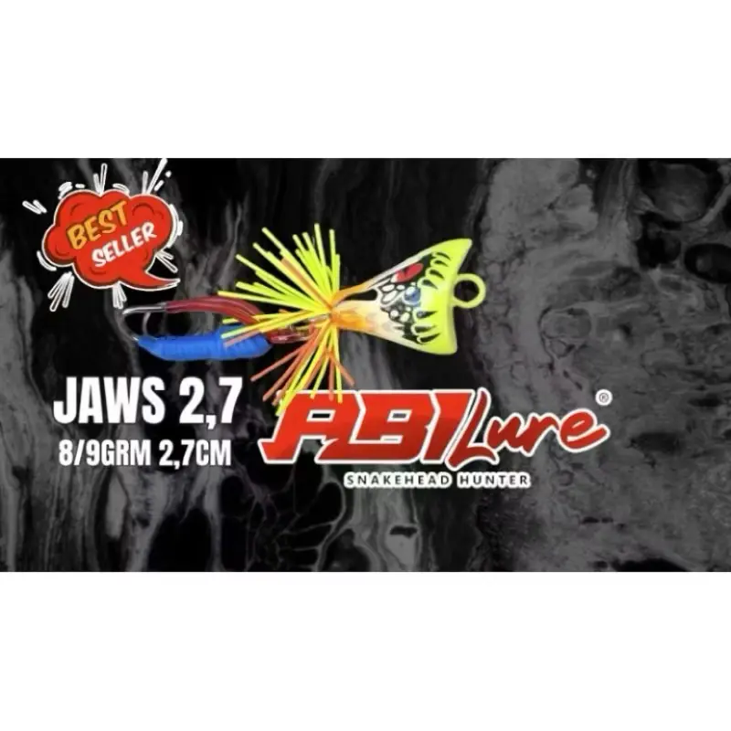 JAWS FROG MINI BY ABI LURE UMPAN CASTING GABUS DAN IKAN TOMAN 4