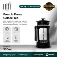 Gambar Sakha Coffee French Press Coffee Maker Saringan Kopi Manual Brew Coffe Pot 350ml Bahan Kaca Transparan & Stainless Steel - Silver dari Sakha Coffee Bali Kota Denpasar 1 Tokopedia