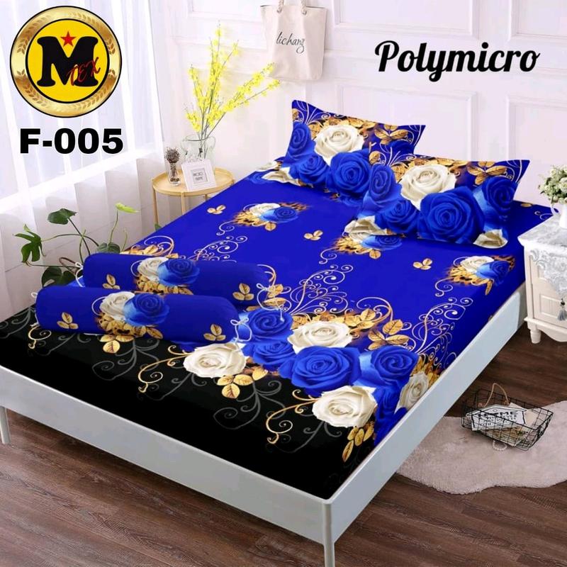 SEPREI MOTIF BUNGA AESTHETIC 180*200 160*200 JUMBO FREE 2 SARUNG BANTAL 1 GULING Springbed 1