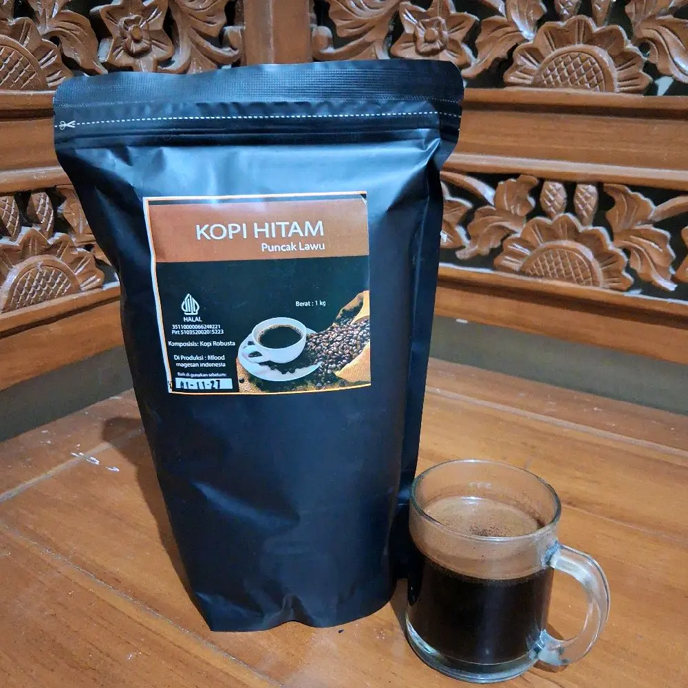 kopi hitam puncak lawu 1 kg