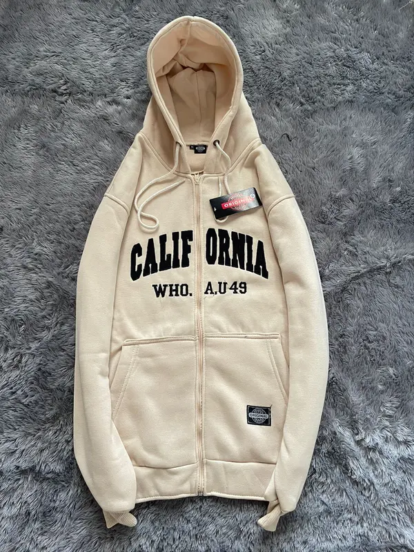 Jaket Hoodie WHO.AU Zipper California Premium Quality Unisex 4