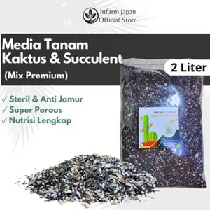 Infarm Florist - Media Tanam Kaktus Caktus Sukulen Secullen Premium Mix Media Tanam Super Porous Siap Pakai