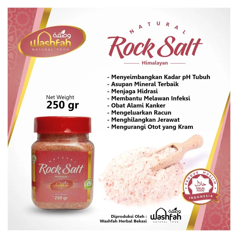 Garam Himalaya 250 Gram Toples Pink  - Salt Masakan 1