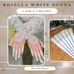 white henna rosella inai putih