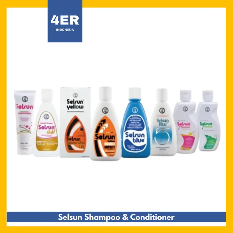 SELSUN Shampo Blue Five Gold Yellow Double Impact Shampo Ketombe 120 ML Conditioner Perawatan Shampoo Rontok Haircare 0
