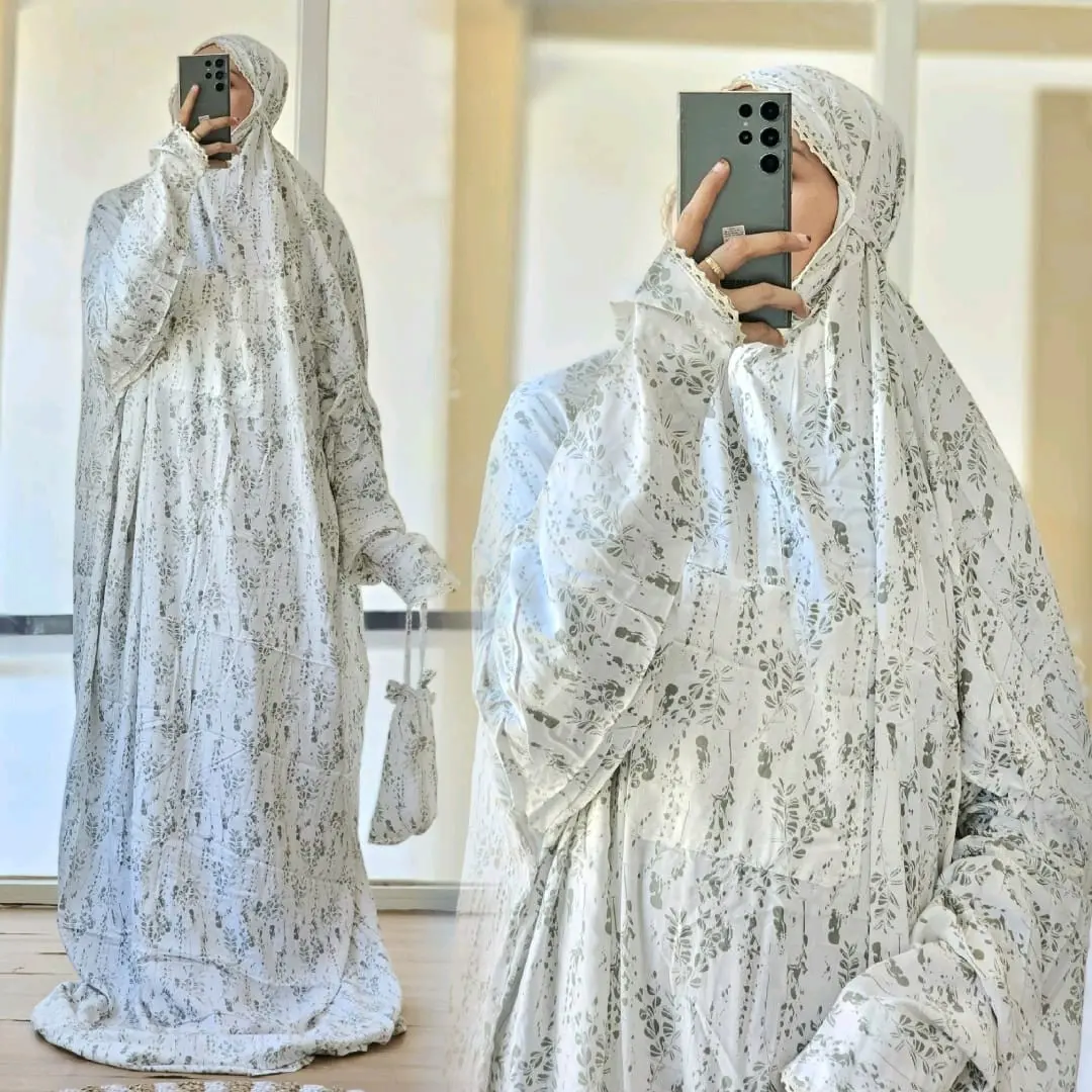 Mukena Hadramaut Motif BERENDA Series Terusan Lajuran Rayon Premium Mukenah  Mewah Nyaman Dewasa Cantik