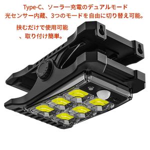 高輝度ソーラー人感センサーライト 屋外対応防水設計 庭園バルコニー壁面取付可能