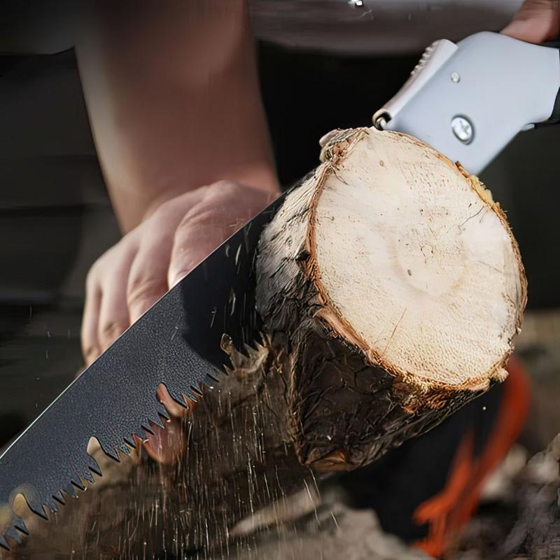 Product Introduction of Gergaji Lipat Portabel Folding Wood Hand Saw GERGAJI POHON GERGAJI KAYU 210mm - 250mm -300mm - Hitam 16
