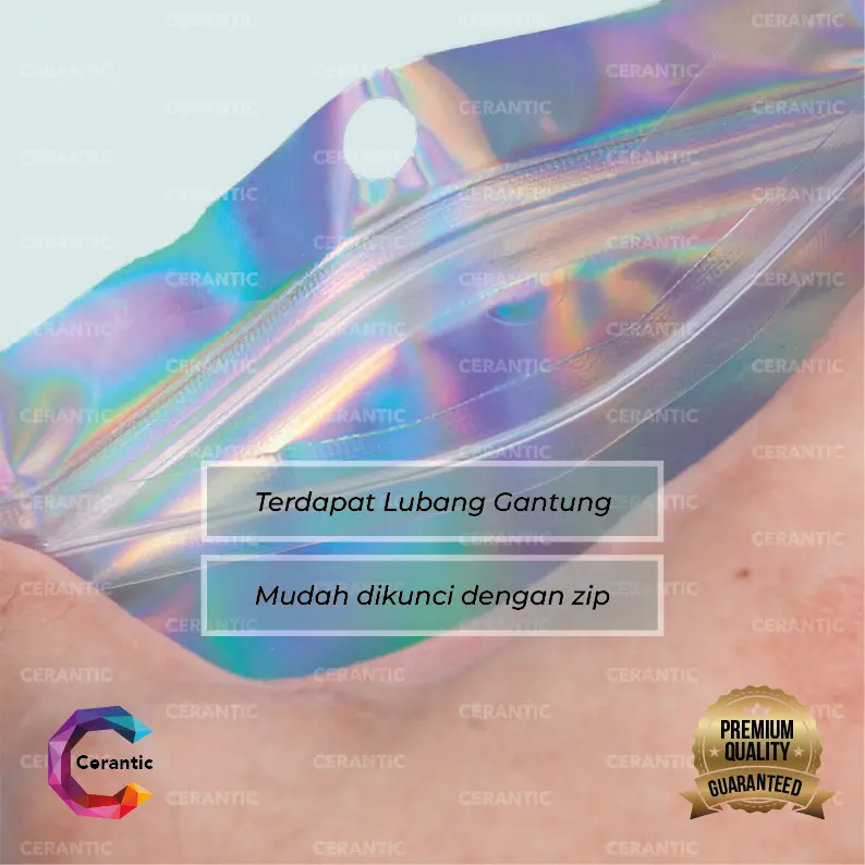 Kantong / Pouch Datar - Plastik Klip Warna Warni Pelangi Semua Ukuran 7
