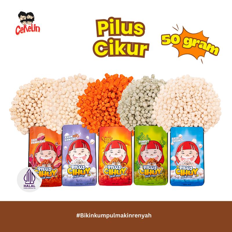 CEKELIN Cemilan Paket Pemula 40pcs Makaroni Mie Lidi Pilus Kerupuk Seblak Basreng Keripik Tempe  Snacks Cemilan Murah Gratis Ongkir 7