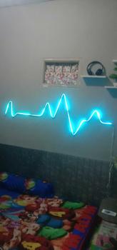Product Review of Lampu Neon Flex Running RGB 3 Meter Remote Led Strip Bluetooth USB Kamar Tidur Hias lampu  running aesthetic from a**k m**r 0
