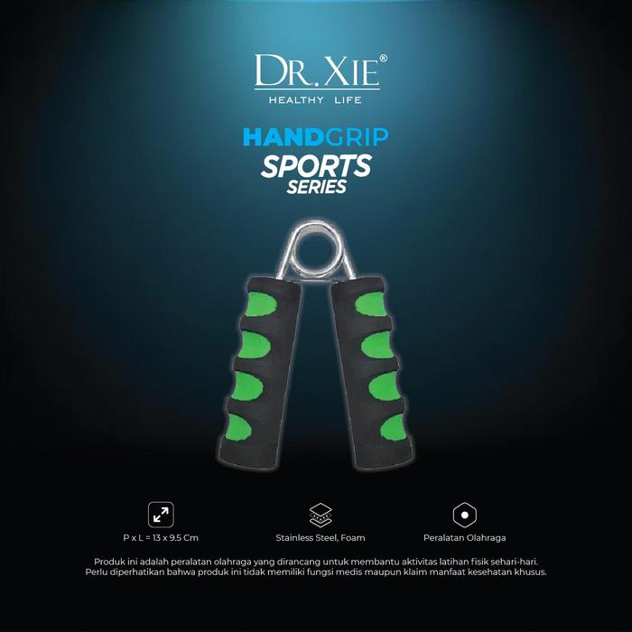 Gambar Dr. Xie Handgrip Tangan Hijau - Alat Olahraga Fitness Latihan Otot Tangan Bahan Baja & Foam Empuk Dimensi 13x9.5 Cm dari Dr Xie Healthy Life Kota Administrasi Jakarta Timur Tokopedia