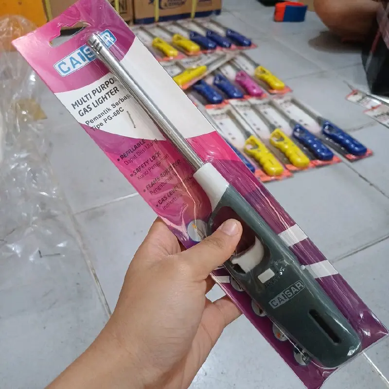 pematik gas Korek api panjang  Gas Lighter  korek pematis api isi ulang pemantik panjang Gas lighter 4