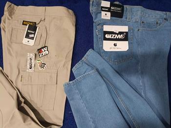 Product Review of Gizmo - Celana Jeans Reguler Bioblitz pria loose fit jumbo big keren Denim Nyaman from b**🌀 2