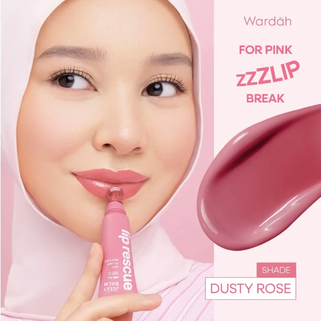 Wardah Lip Rescue Dusty Rose