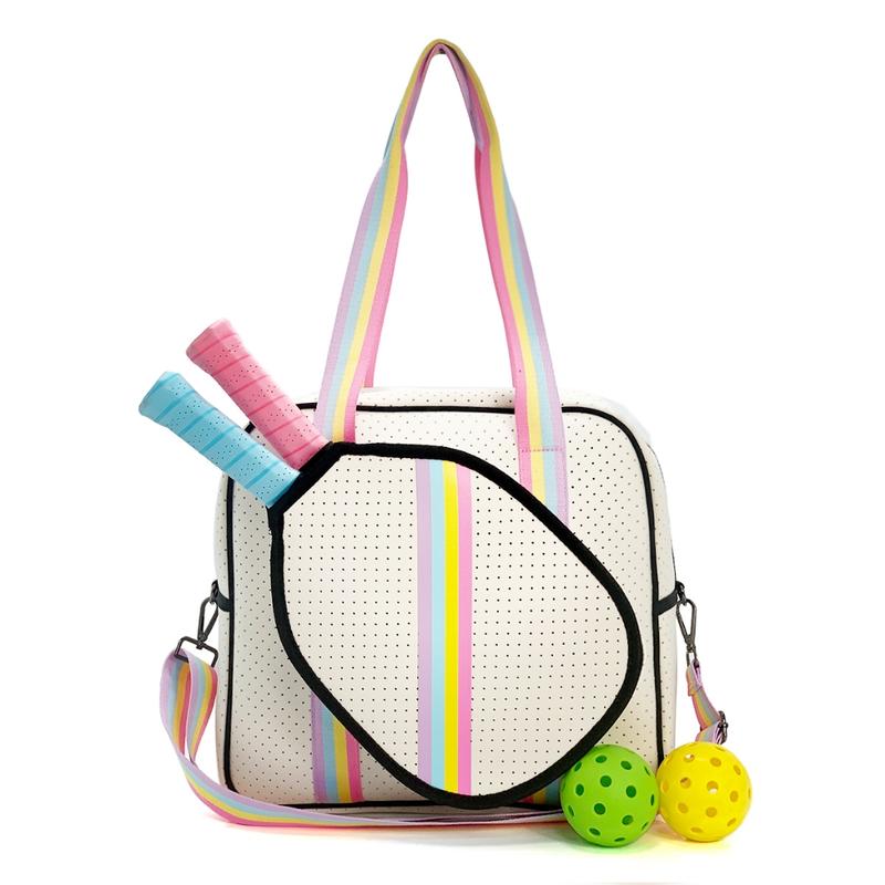 Product Introduction of Túi Pickleball, Chất Liệu Cao Su Tổng Hợp Không Thấm Nước, Dung Tích Lớn, Dây Đeo Vai Có Thể Tháo Rời Và Điều Chỉnh, Túi Đeo Vai, Túi Xách Tay, Thích Hợp Cho Thể Thao, Túi Vợt Pickleball Túi Thể Thao Bag Sport Balo Nam 15