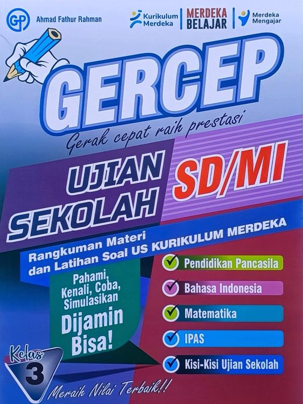 Buku Bank Soal Ujian Sekolah Kurikulum Merdeka Kelas 1,2,3,4,5,6 SD/MI Tahun 2024/2025 Sesuai Kisi Kisi Dan CP Terbaru - Gercep 4