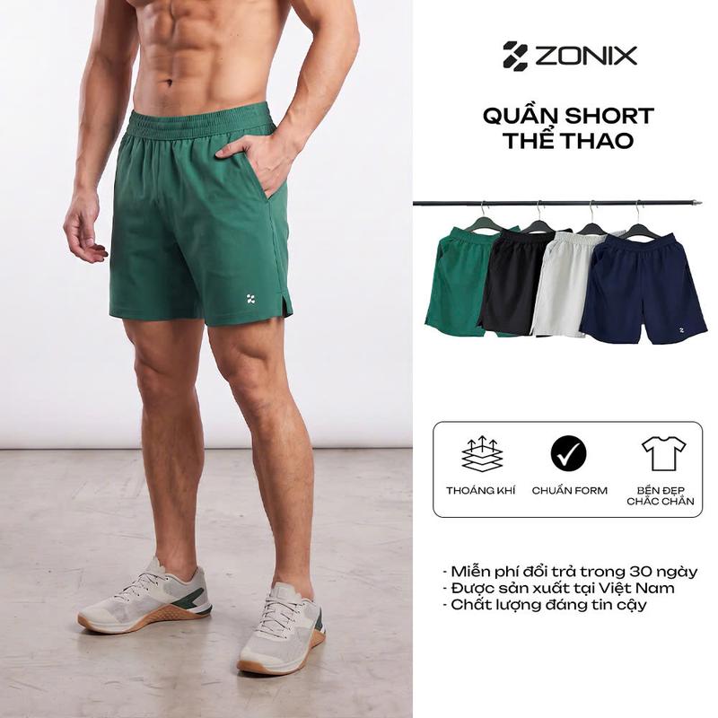 Combo 2 quần short, quần đùi thể thao nam Basic Daily Sport mềm nhẹ thoáng khí…