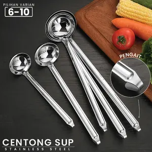 Centong Sayur / Soup Ladle / Sendok Sayur /  Irus Soup Stainless Steel Mutifungsi