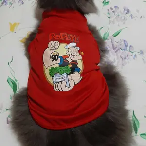 Baju Anjing Karakter Lucu Tom Outfit Kartun Ceria, Adem, Ringan, dan Super Menggemaskan