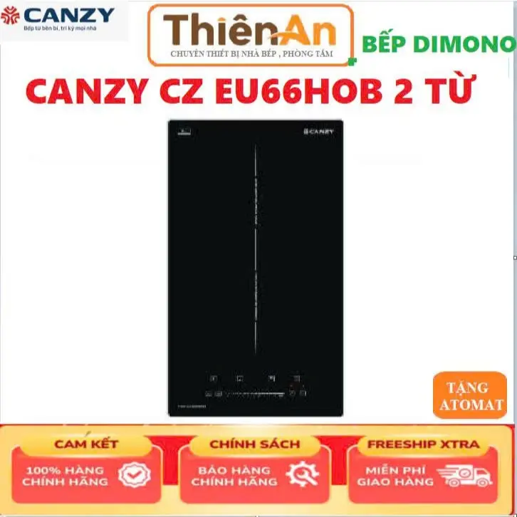 Bếp từ đôi Domino Canzy CZ I6007DM – Sang trọng, hiện đại, tiết kiệm điện