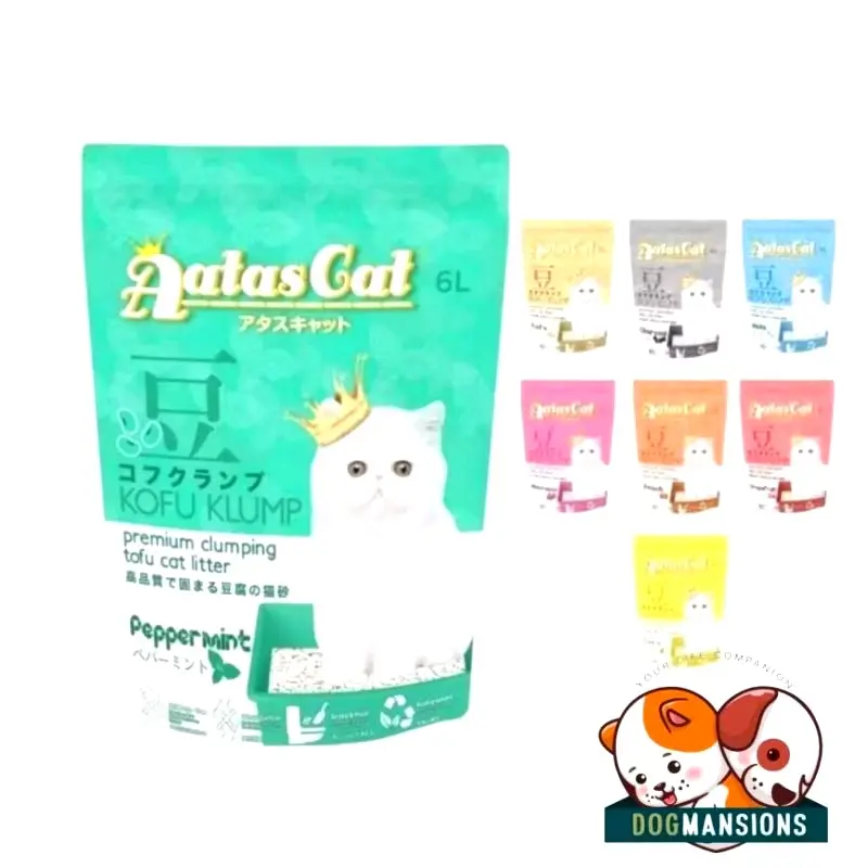 Aatas Cat Tofu Klump Tofu Cat Litter, 6L(6Packs)