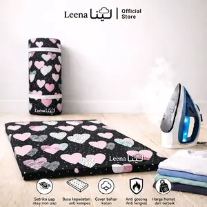Alas setrika busa Jumbo anti panas 120x60x5 cm Busa+cover 1 set