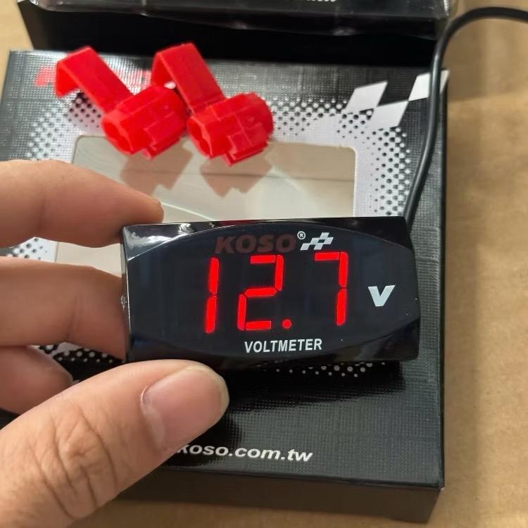 Đồng hồ báo Volt Koso chống nước bản cao cấp 5-150 vol báo vôn xe điện xe máy và các dòng xe