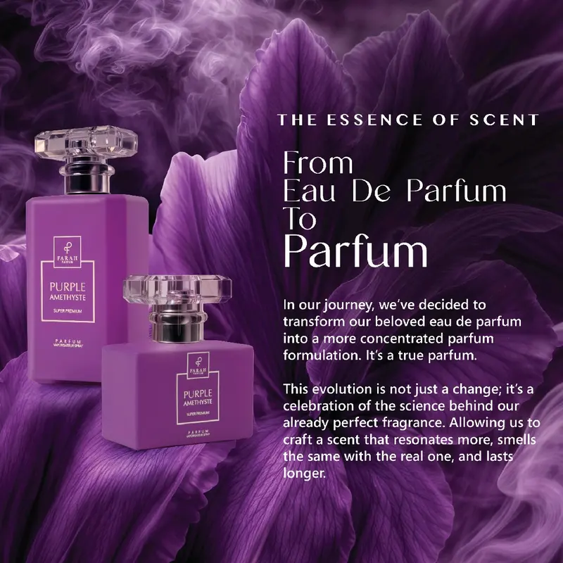 PURPLE AMETHYSTE for Women - PARFUM Highest Concentrated 1