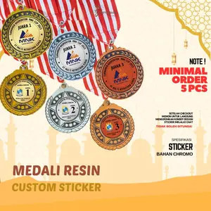 Medali Resin Gold Silver Bronze – Untuk Lomba Sekolah, Komunitas, & Event Resmi