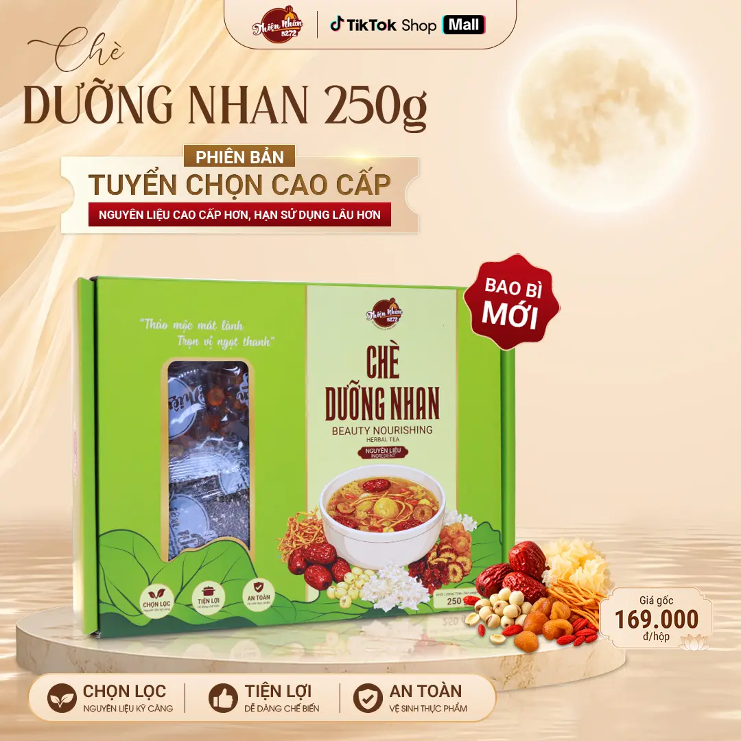 [BỘ 1 LẦN NẤU] Chè Dưỡng Nhan 14 Vị - Nguyên Liệu Cao Cấp Hơn - Hạn Sử Dụng Lâu Hơn [Shop Thiện Nhân 5272]