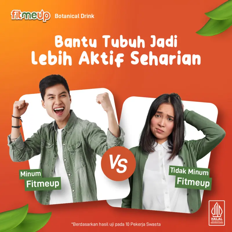 [PAKET TAMBAH ENERGI] 6 Botol Fitmeup Varian Active - Tingkatkan Stamina - Atasi Kelelahan 3