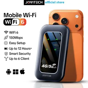 【COD】Jovitech Mobile Wireless Portable Wifi 4G Router Repeater Kecepatan 150mbps Speed PW05