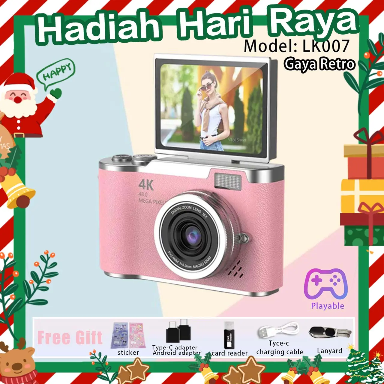 【Fashion Merah Muda Paket Hemat】