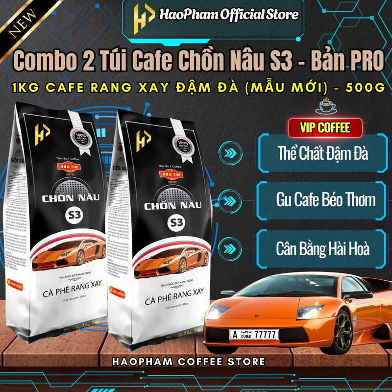 Bao Bì Mới - Cà Phê Chồn Nâu Bảo Tín 500g , Chuẩn Vị