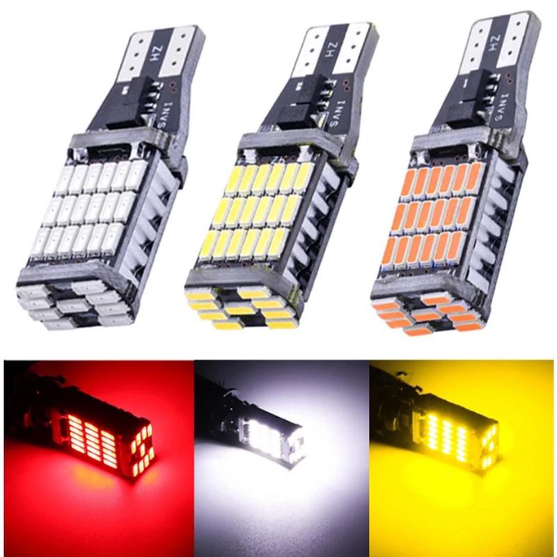 Đèn LED Xi nhan/Đèn Lùi Chân T15/T10 Cho Ô tô Xe máy Chíp 4014 Siêu sáng - 15W…