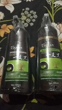 Product Review of 【BUY 1 Take 1】Herbal Hair Dye Shampoo 500ml Fragrant shampoo Transforms hair Into Black/Brown hurtless Haircare from A** d**y m**a 0