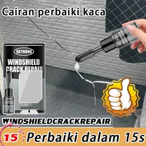 [COD]Lem Kaca Mobil Anti Retak tanpa bekas Windshield Repair Kit glass lem kaca mobil retak/Cairan Perbaikan Retak Kaca