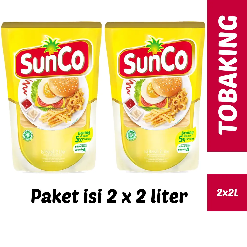 Bundling 2 x Sunco Minyak Goreng 2 Liter Pouch